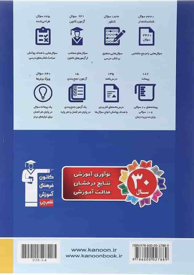 پاسخنامه فیزیک جامع کنکور ریاضی آبی قلم چی 