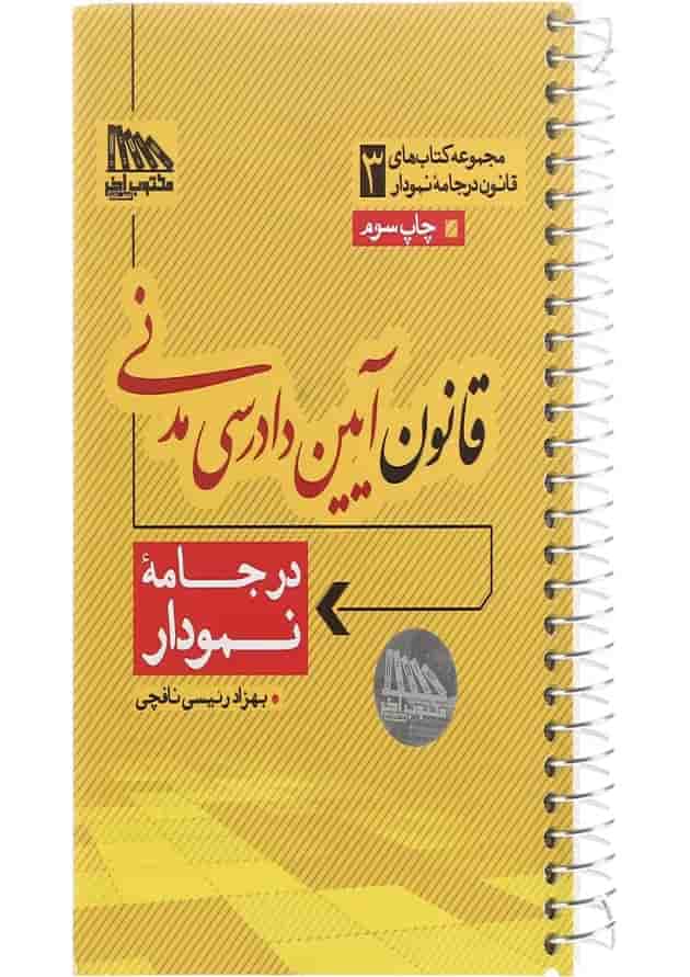 کتاب قانون آیین دادرسی مدنی مجموعه کتاب های قانون در جامه نمودار جلد 3 