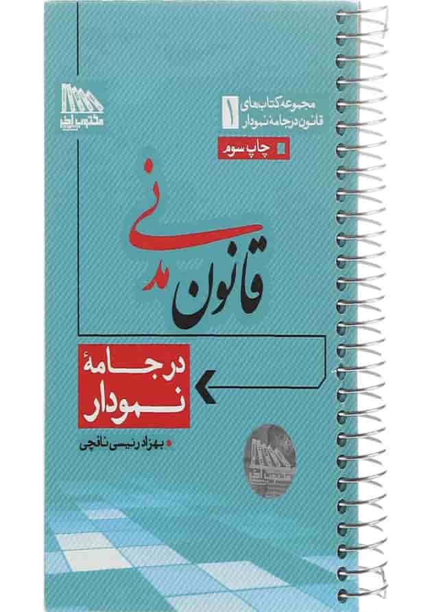 کتاب قانون مدنی مجموعه کتاب های قانون در جامه نمودار جلد 1 