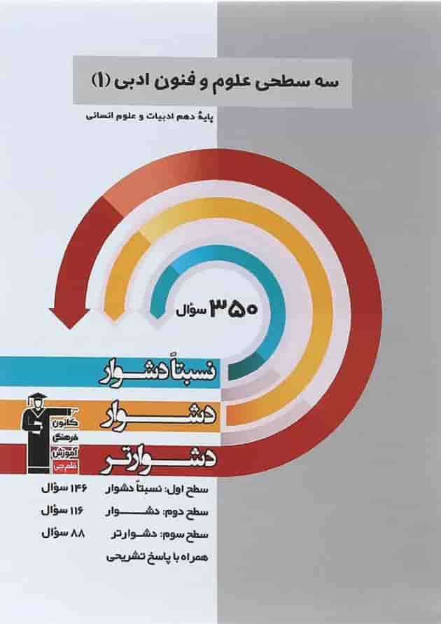 سه سطحی علوم و فنون ادبی دهم انسانی قلم چی 