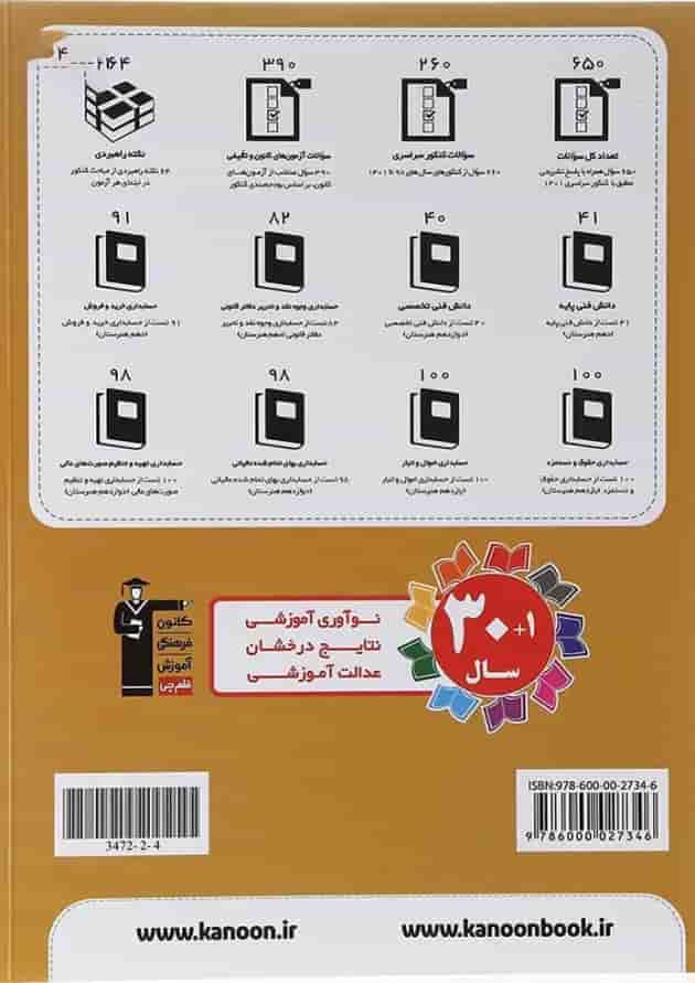 کتاب 10 کنکور حسابداری هنرستان کانون فرهنگی آموزش  