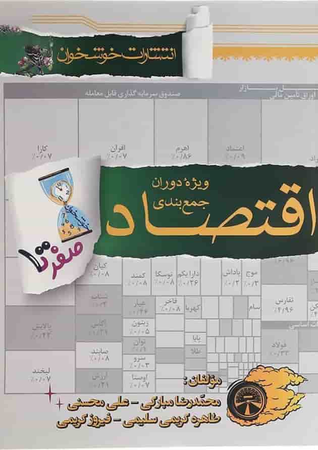 کتاب اقتصاد جامع کنکور انسانی سری صفر تا صد انتشارات خوشخوان کتاب اقتصاد جامع کنکور انسانی سری صفر تا صد انتشارات خوشخوان