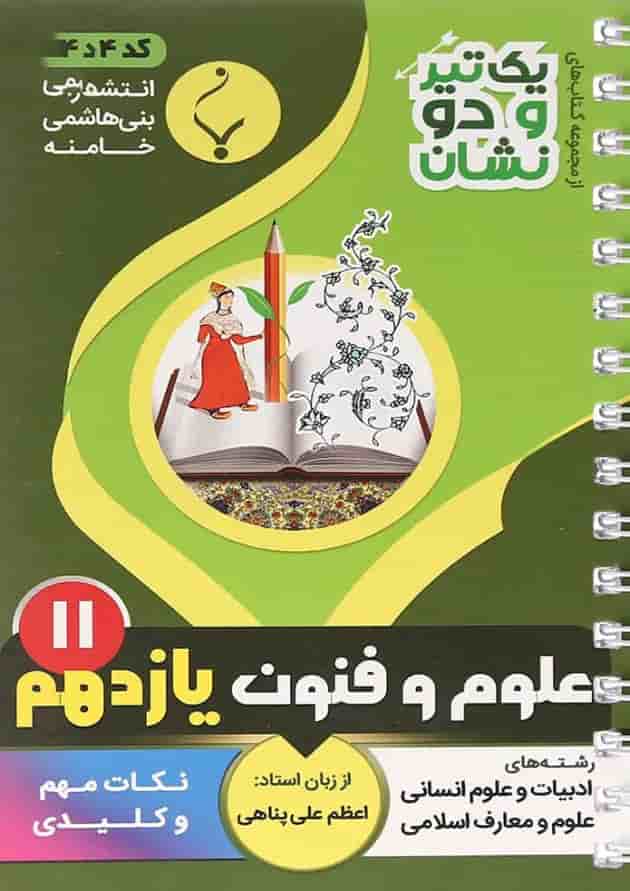 یک تیر و دو نشان علوم و فنون ادبی یازدهم بنی هاشمی 