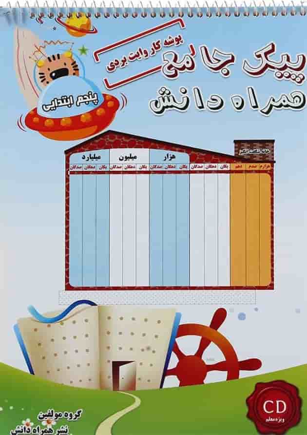 کتاب پیک جامع پنجم جلد 1 انتشارات همراه دانش کتاب پیک جامع پنجم جلد 1 انتشارات همراه دانش