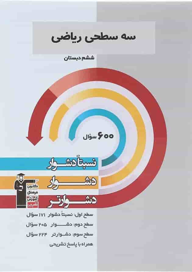 سه سطحی ریاضی ششم قلم چی سه سطحی ریاضی ششم قلم چی