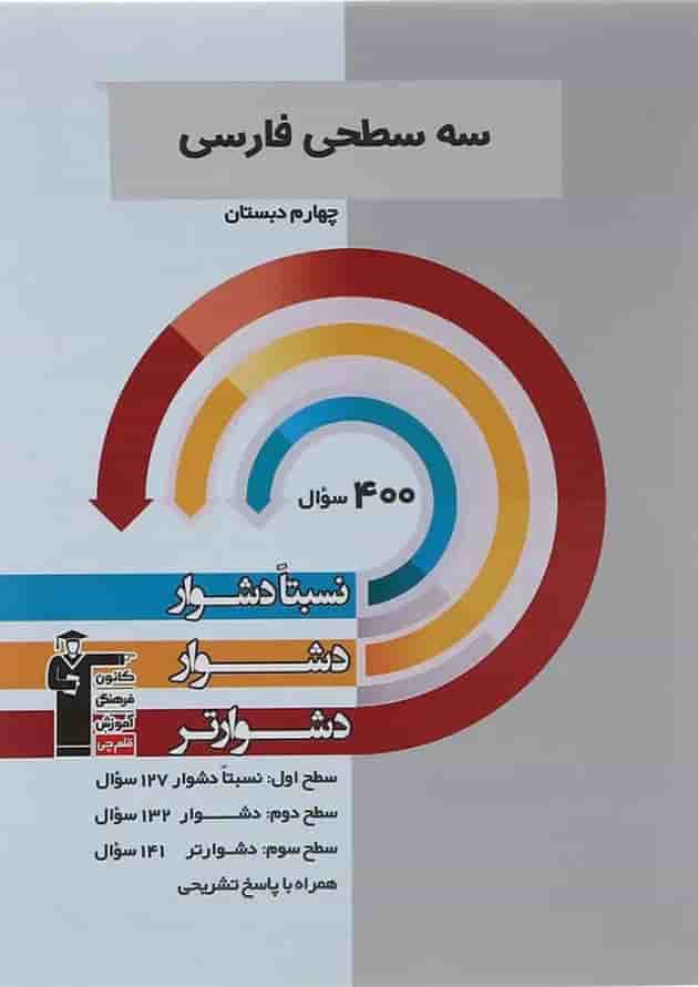 کتاب سه سطحی فارسی چهارم انتشارات قلم چی کتاب سه سطحی فارسی چهارم انتشارات قلم چی