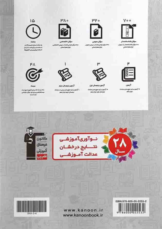 کتاب جمع بندی درس های عمومی و اختصاصی دوازدهم انسانی انتشارات کانون فرهنگی آموزش کتاب جمع بندی درس های عمومی و اختصاصی دوازدهم انسانی انتشارات کانون فرهنگی آموزش