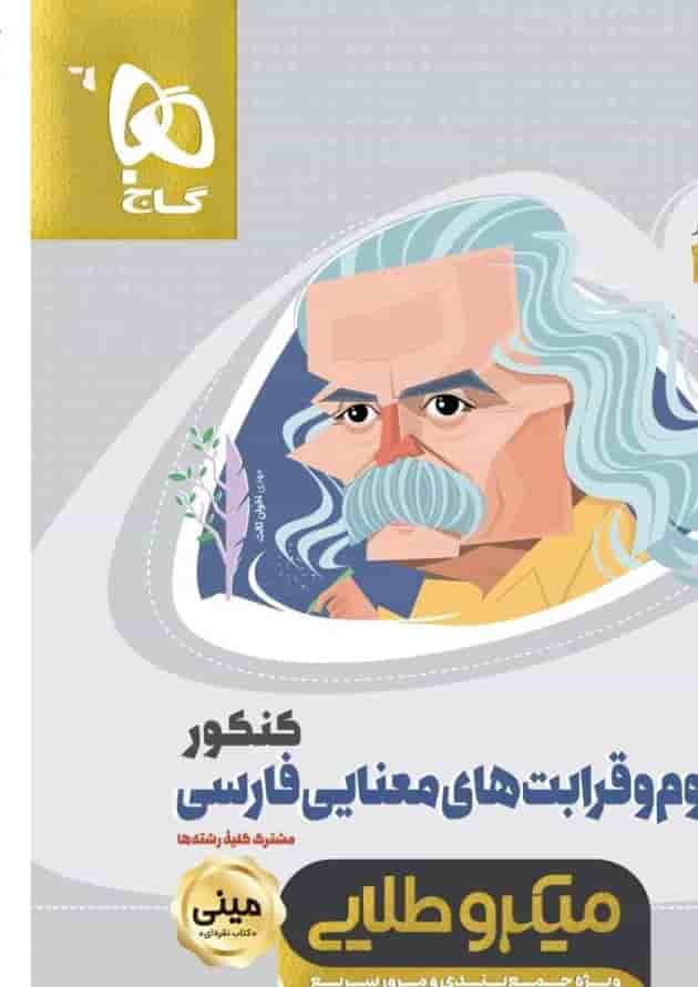 کتاب مفهوم و قرابت های معنایی فارسی جامع کنکور سری مینی میکرو طلایی برای کنکور کتاب مفهوم و قرابت های معنایی فارسی جامع کنکور سری مینی میکرو طلایی برای کنکور