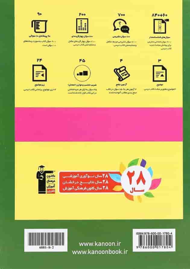 کتاب مطالعات اجتماعی هفتم سری سوال های پرتکرار انتشارات کانون فرهنگی آموزش کتاب مطالعات اجتماعی هفتم سری سوال های پرتکرار انتشارات کانون فرهنگی آموزش